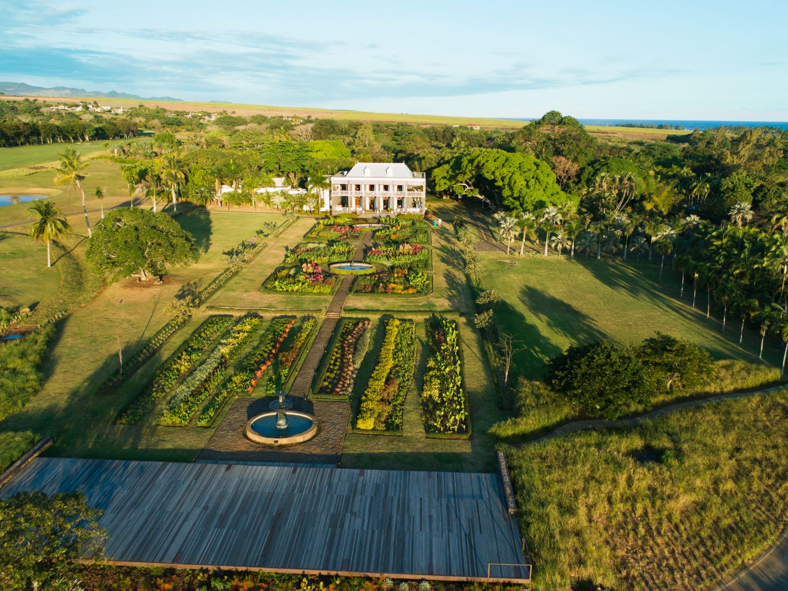 Rondreis Mauritius, Chauteau de Bel Ombre, huis met tuinen, MTPA