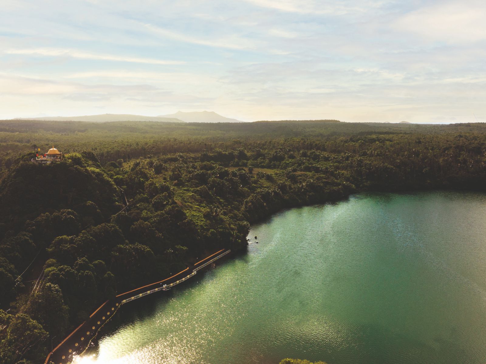 Rondreis Mauritius, Ganga Talao, groot meer, MTPA