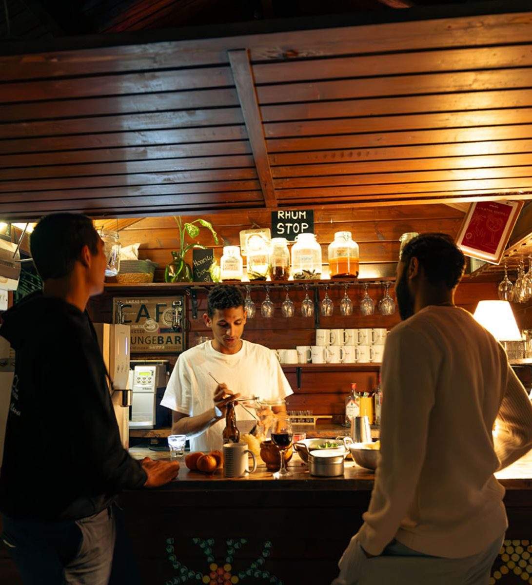 Rondreis Mauritius, Grand Riviere Sud Est, Otentic Eco Tent , bar