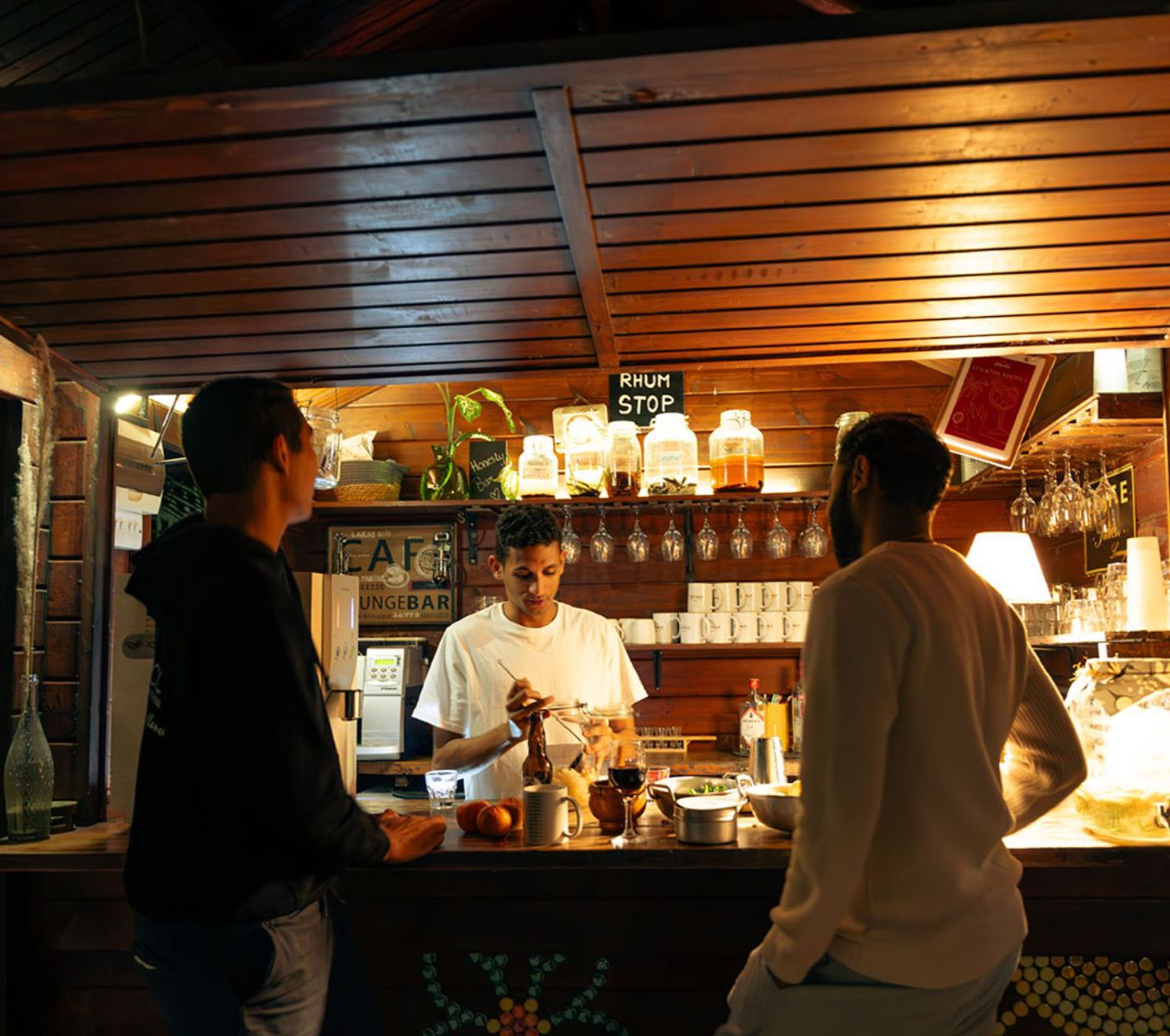 Rondreis Mauritius, Grand Riviere Sud Est, Otentic Eco Tent , bar