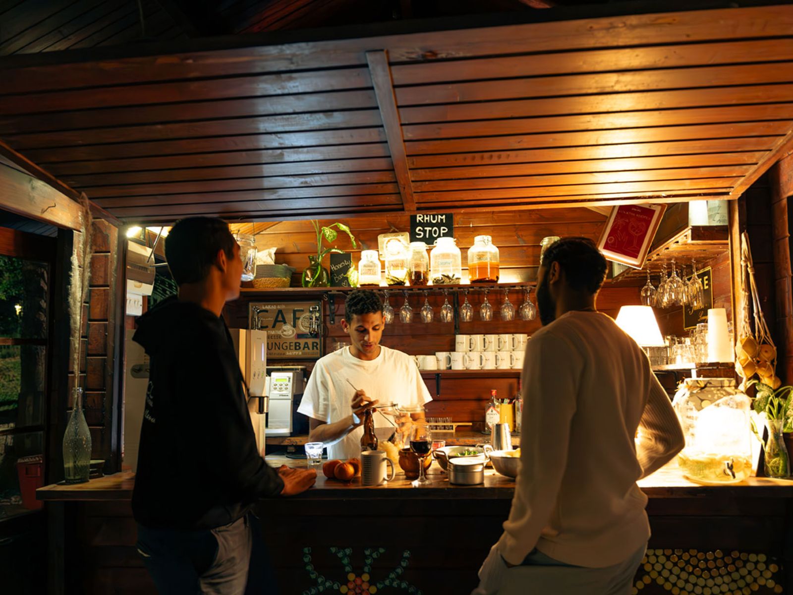 Rondreis Mauritius, Grand Riviere Sud Est, Otentic Eco Tent , bar