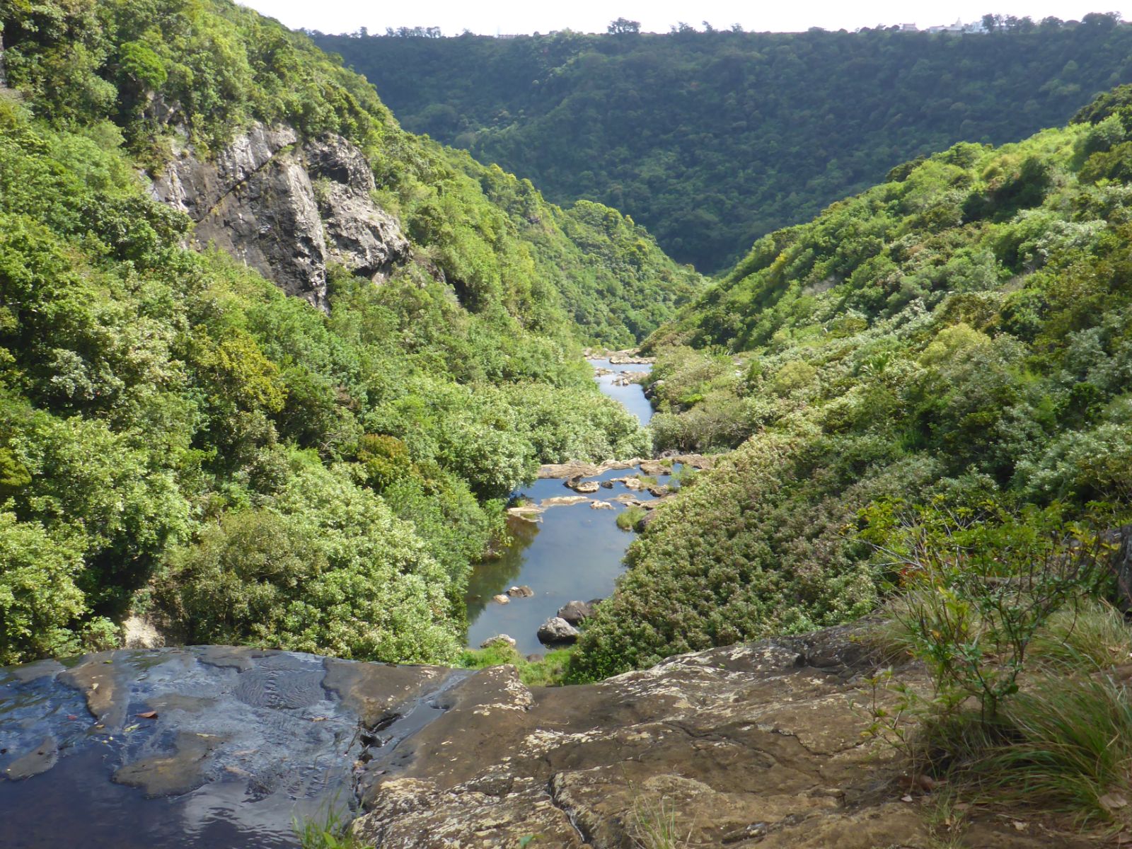 Rondreis Mauritius, Hiken op Mauritius, UItzicht bij Tamarind Falls
