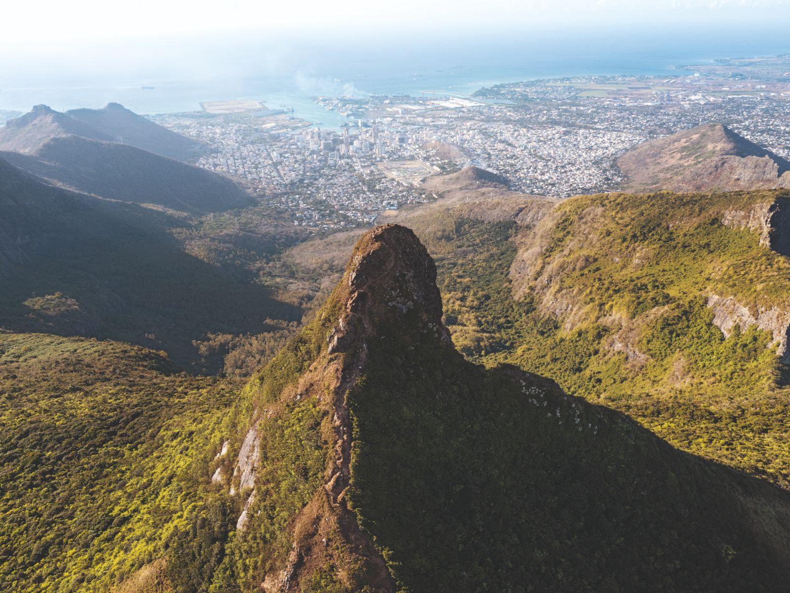Rondreis Mauritius, Le Pouce, topje van de berg, MTPA