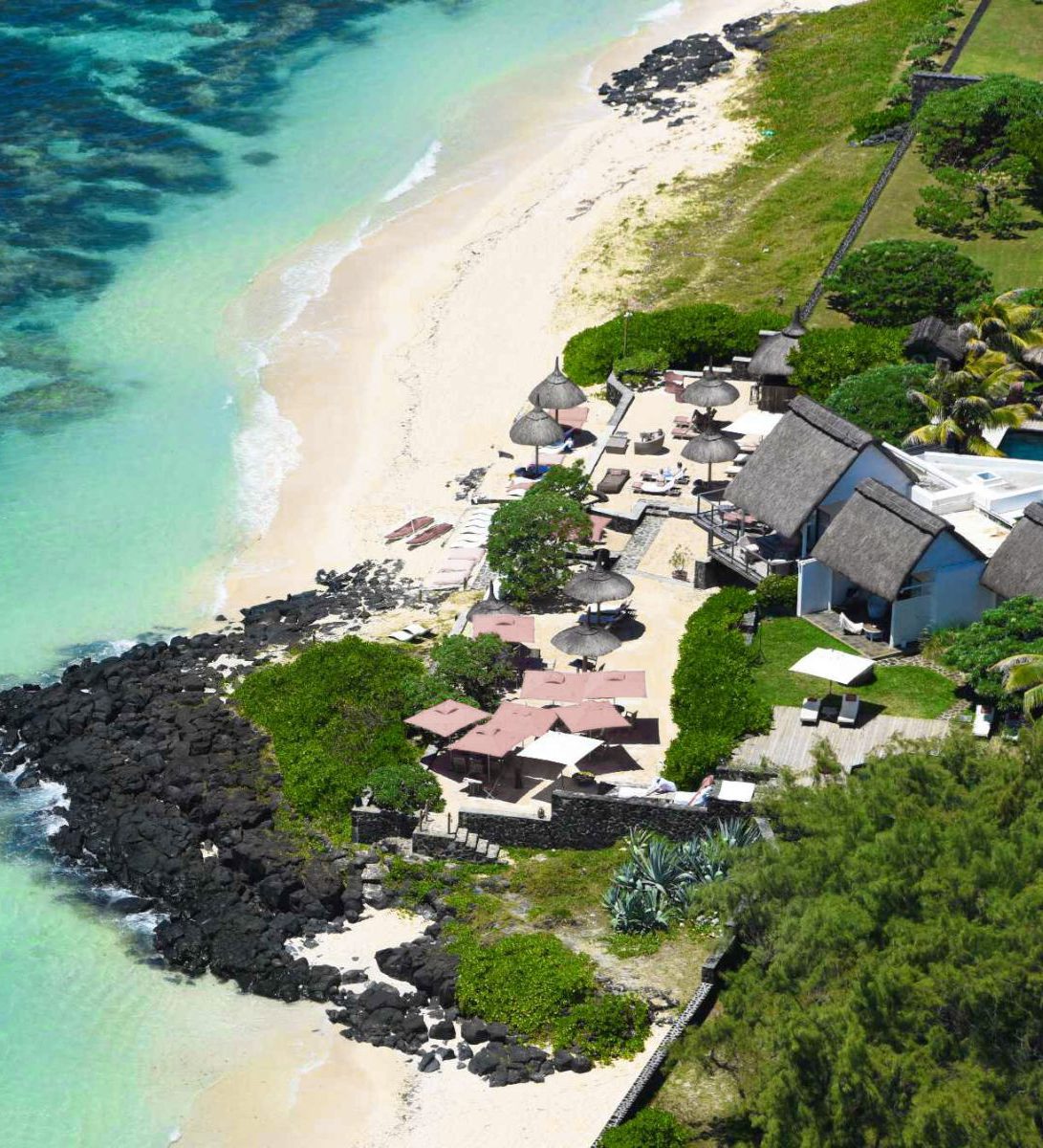 Rondreis Mauritius, Poste Lafayette, La Maison d'Ete Boutique Hotel, hotel aan de kust