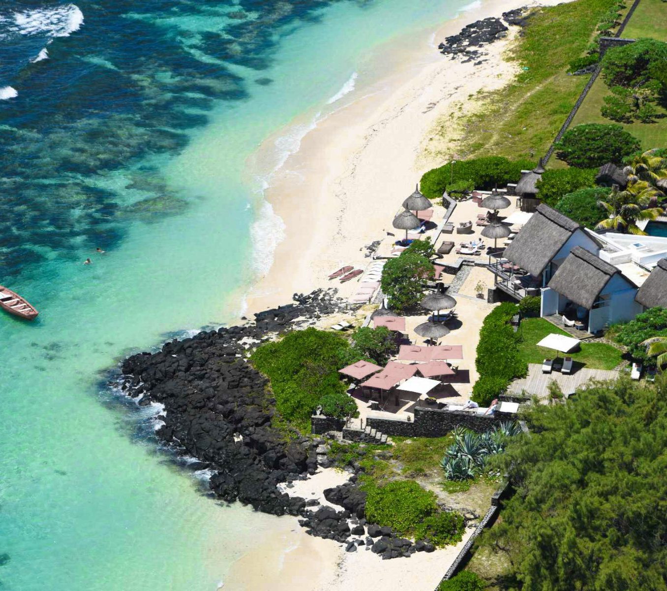 Rondreis Mauritius, Poste Lafayette, La Maison d'Ete Boutique Hotel, hotel aan de kust
