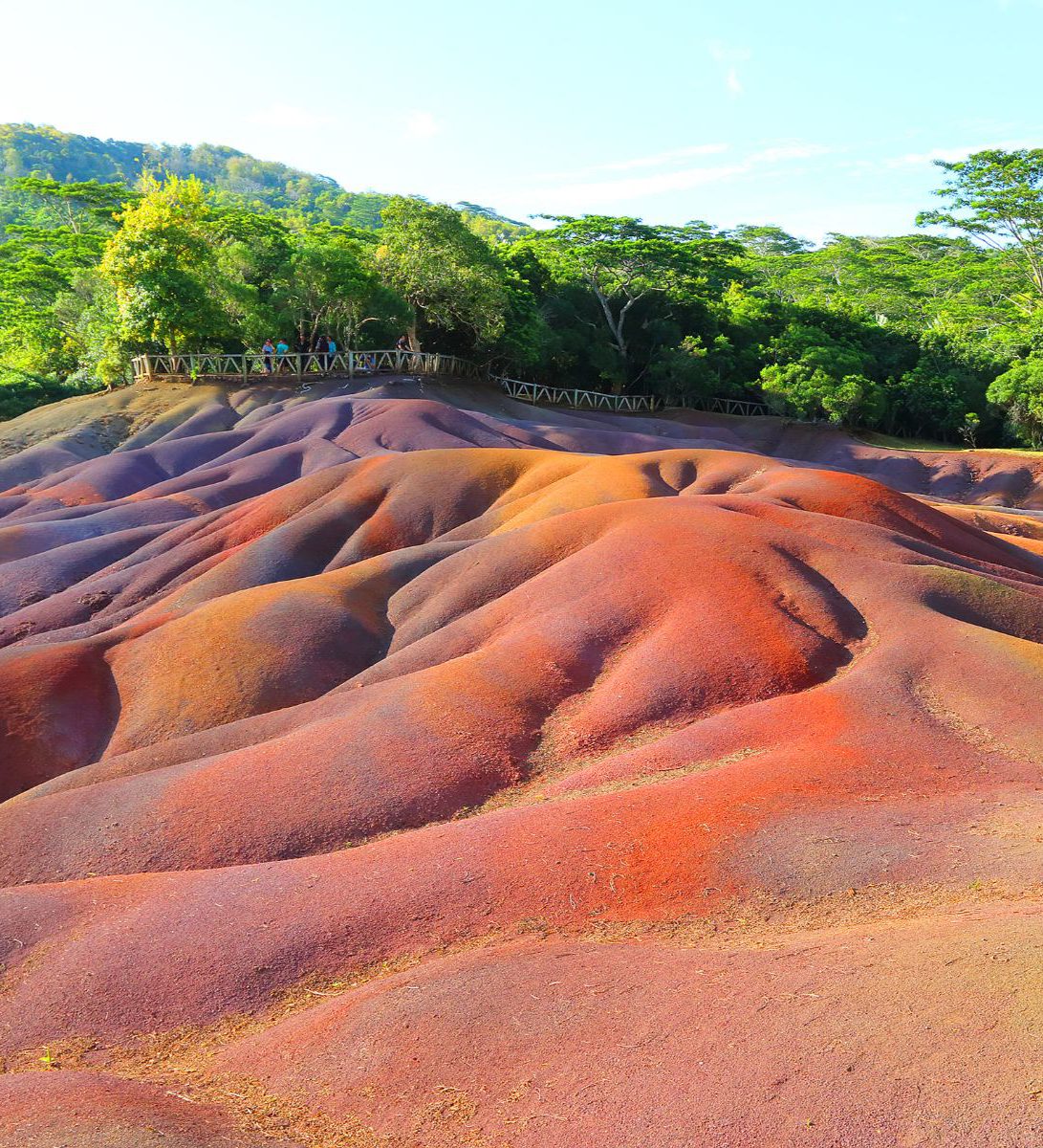 Rondreis Mauritius, Seven Coloured Earth, zeven kleuren aarde, MTPA