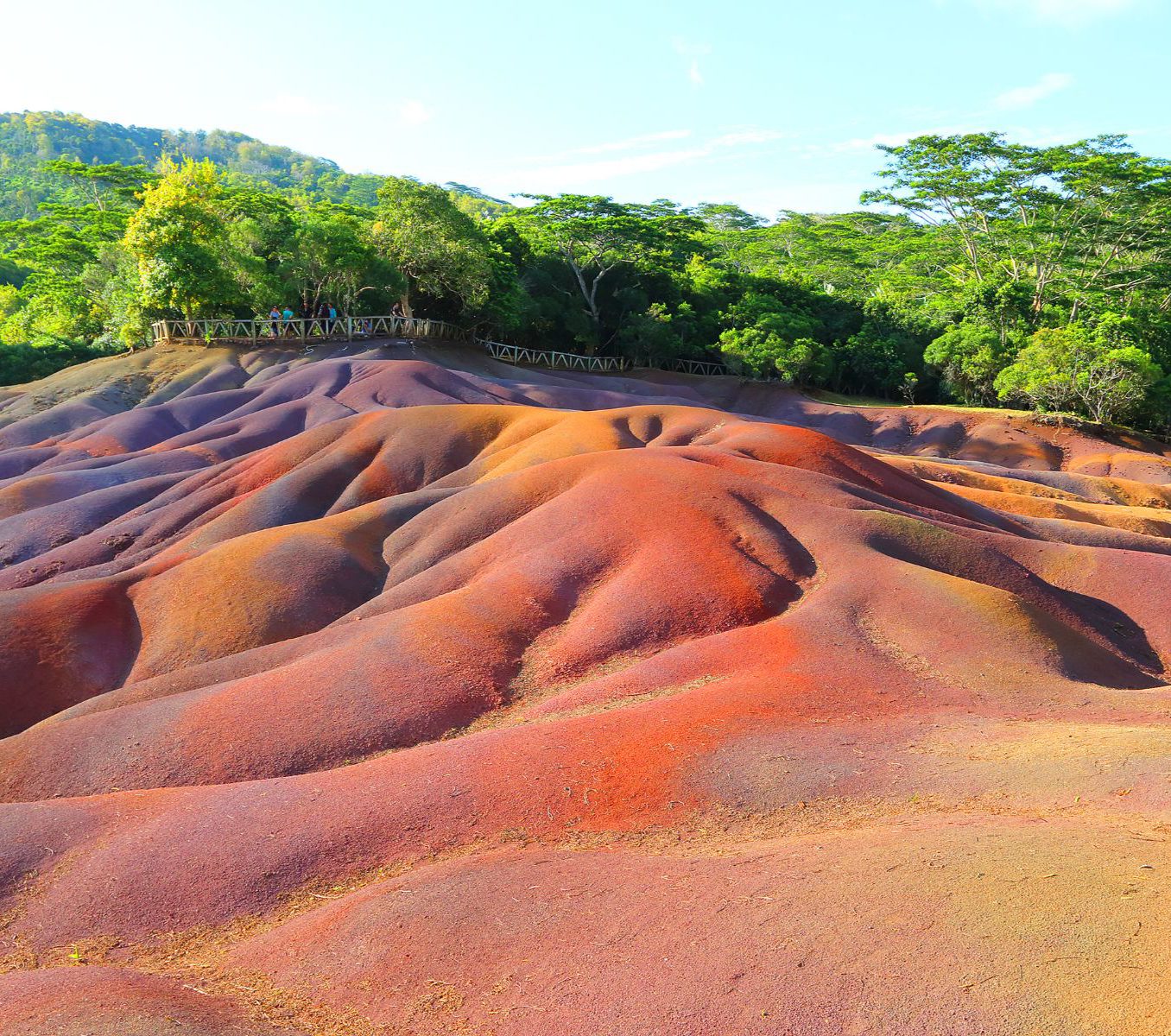 Rondreis Mauritius, Seven Coloured Earth, zeven kleuren aarde, MTPA