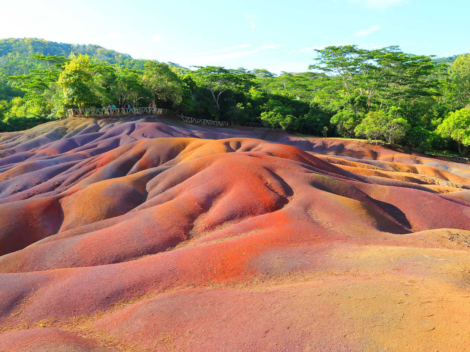 Rondreis Mauritius, Seven Coloured Earth, zeven kleuren aarde, MTPA