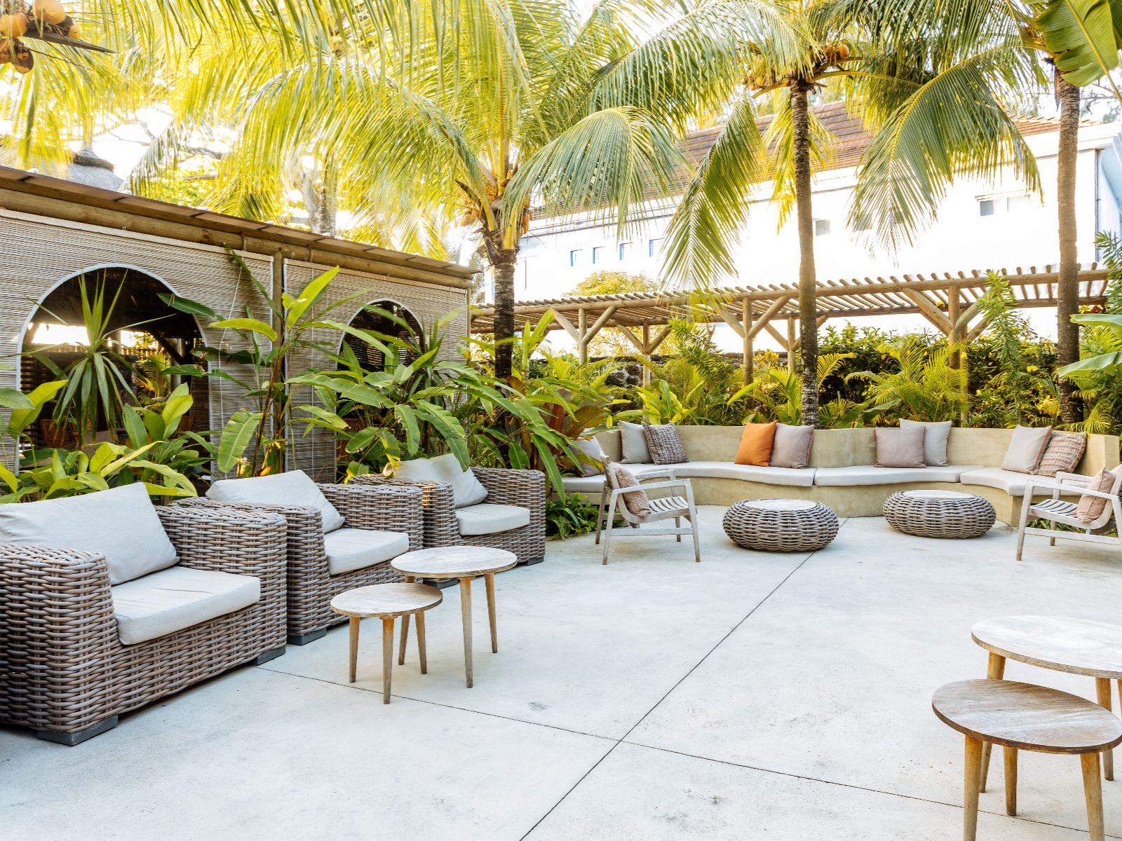 Rondreis Mauritius, Trou D’Eau Douce, Friday Attitude, patio