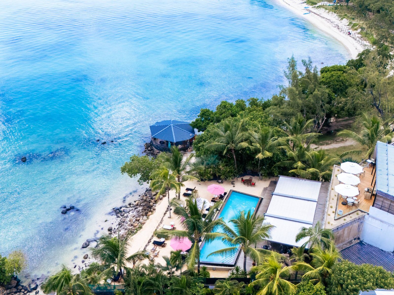 Rondreis Mauritius, Trou aux Biches, Mystik Lifestyle Boutique Hotel, hotel aan het water