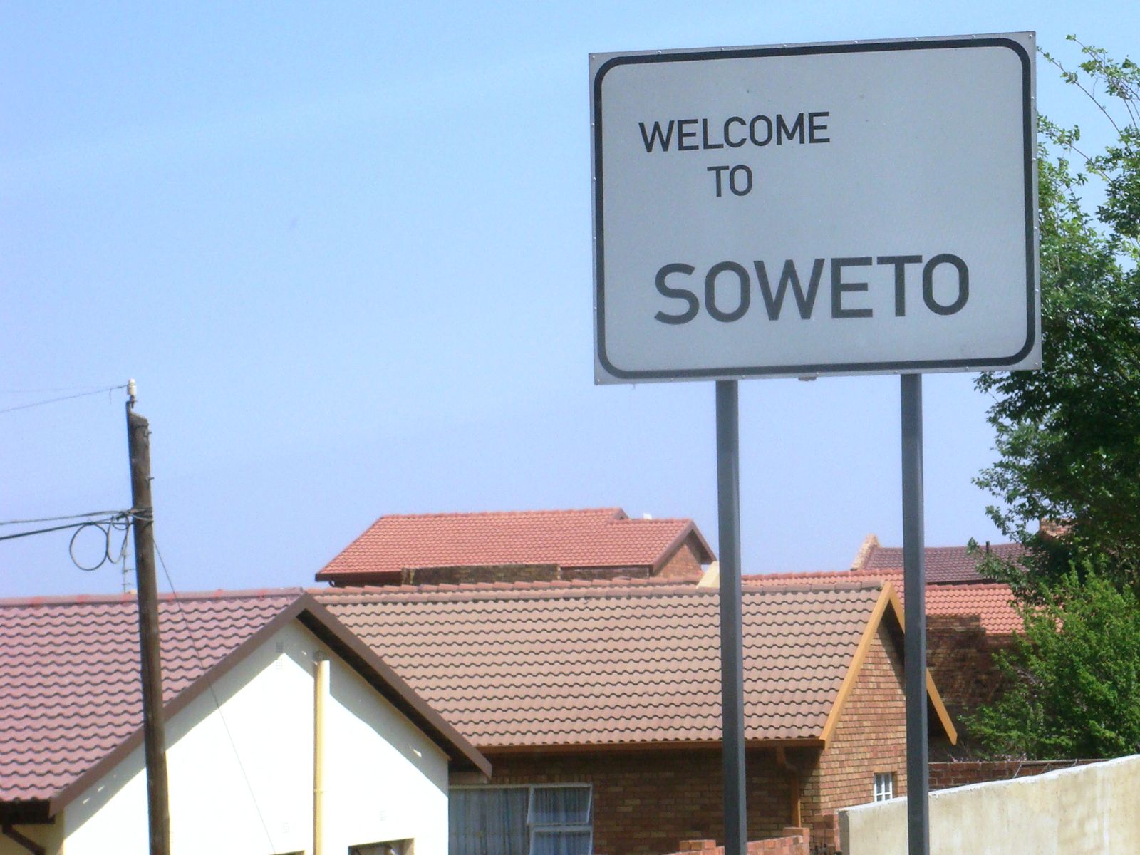 Rondreis Zuid-Afrika, Johannesburg, excursie Soweto Apartheid Combo, Soweto bord