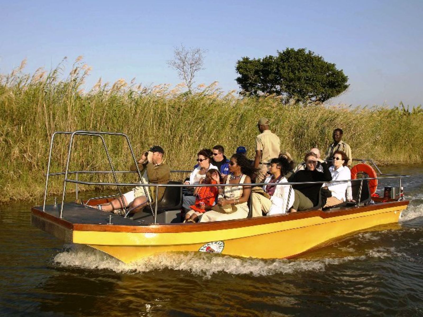 Rondreis Zuid-Afrika, St. Lucia, excursie Hippo & Croc Boat Cruise, bootcruise