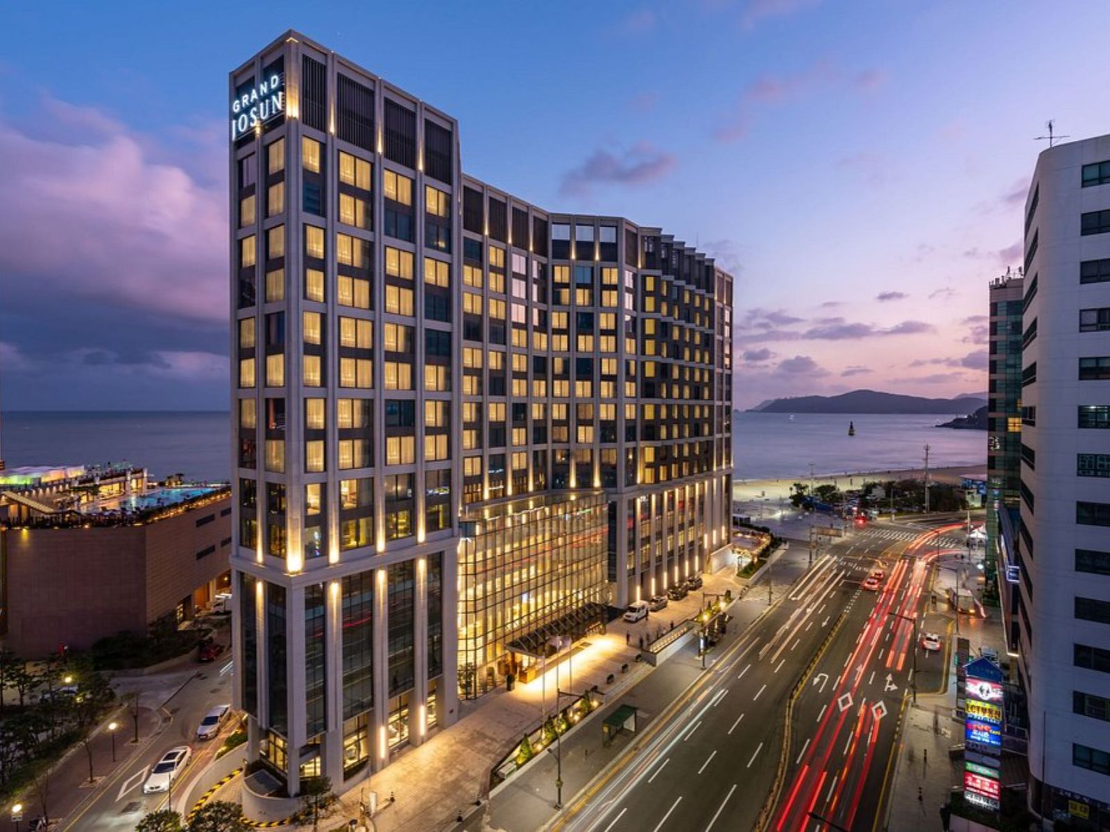 Rondreis Zuid Korea, Busan, Grand Josun, buitenaanzicht