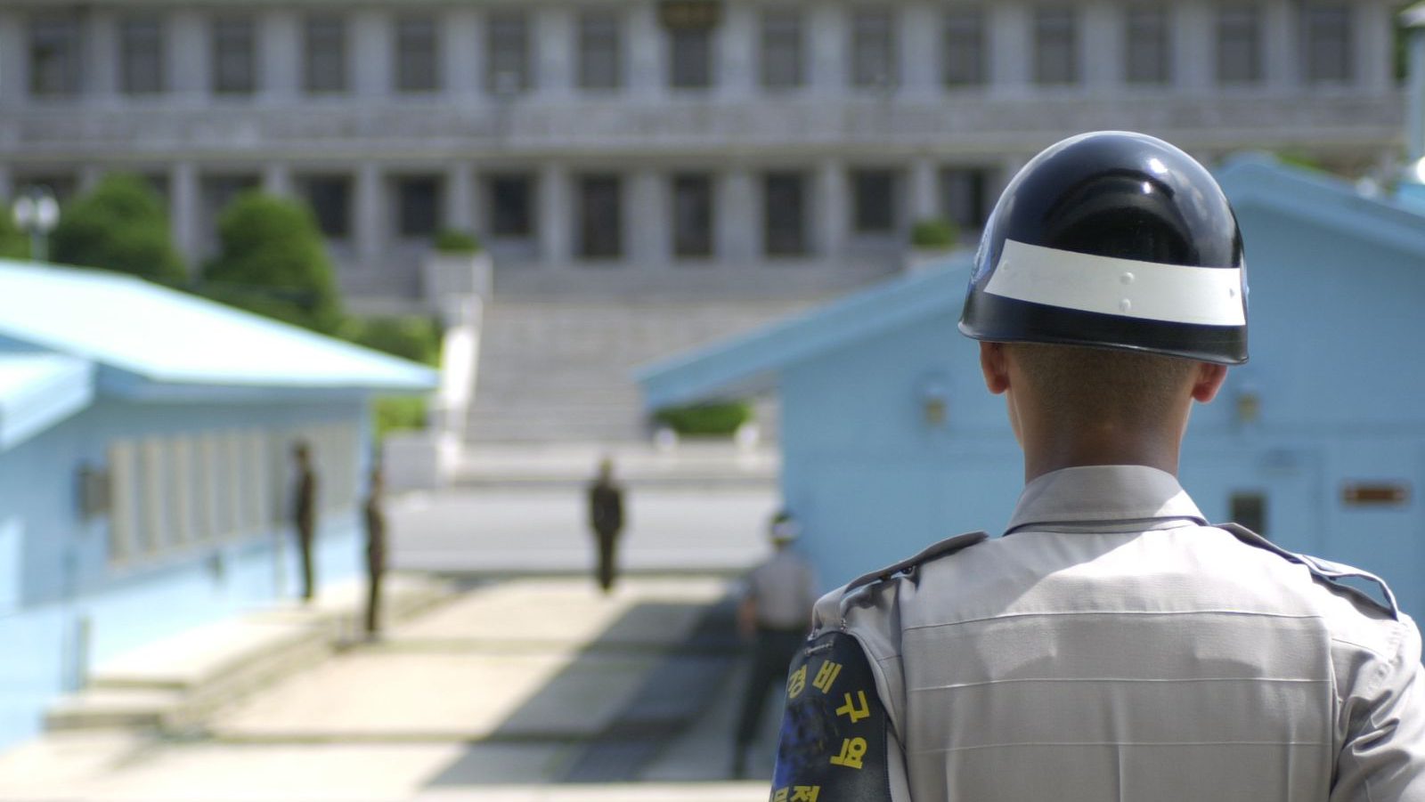 Rondreis Zuid-Korea, DMZ Demilitarized Zone, bewaker guard