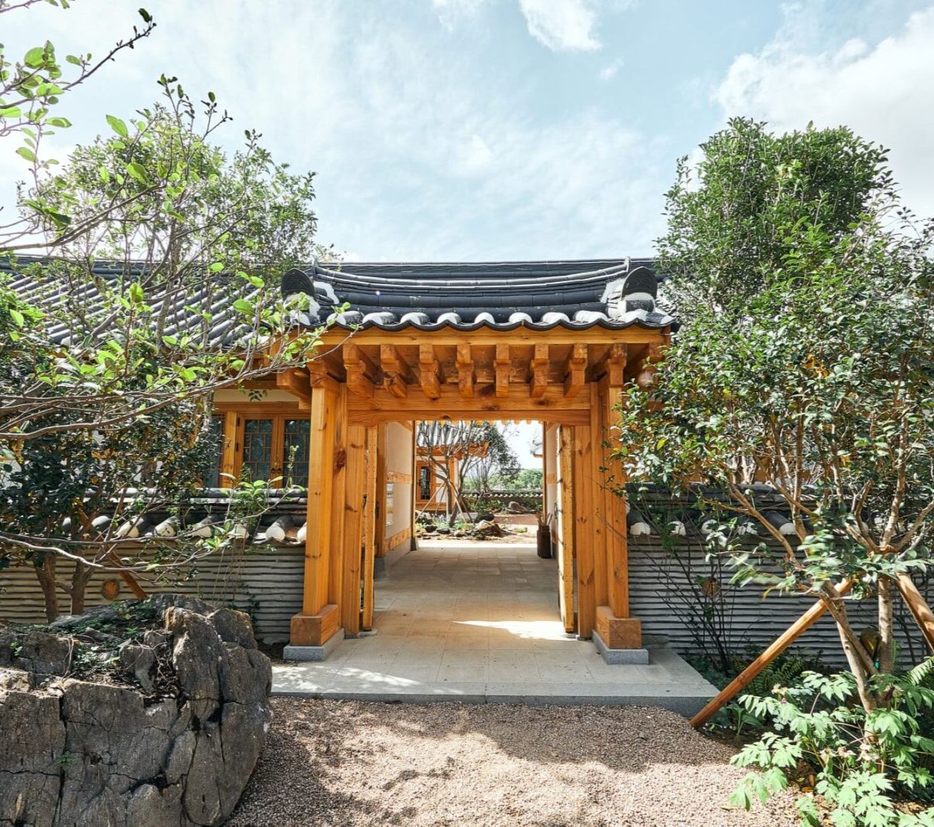 Rondreis Zuid Korea, Gyeongju, Heritage Yuwa, buitenaanzicht