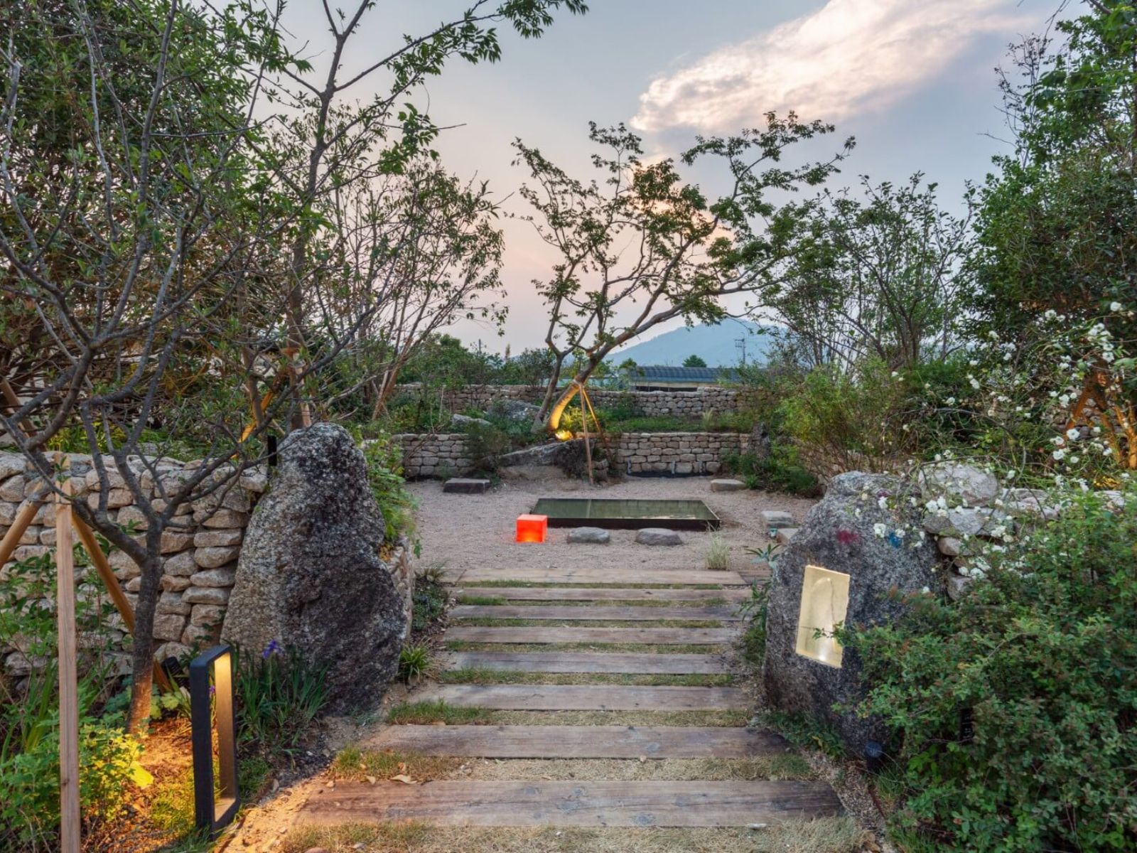 Rondreis Zuid Korea, Gyeongju, Heritage Yuwa, tuin