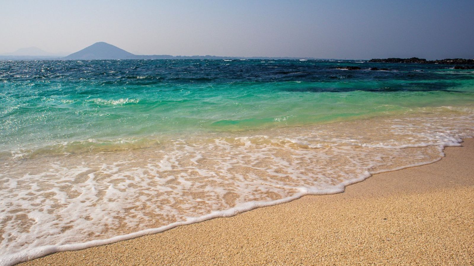 Rondreis Zuid-Korea, Jeju-eiland, strand