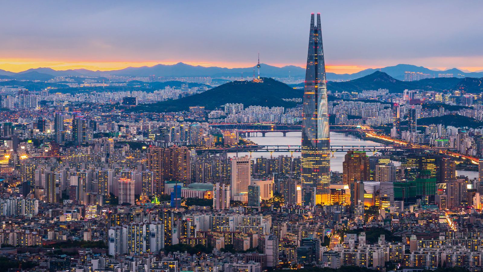 Rondreis Zuid-Korea, Seoul, cityskyline, iStock