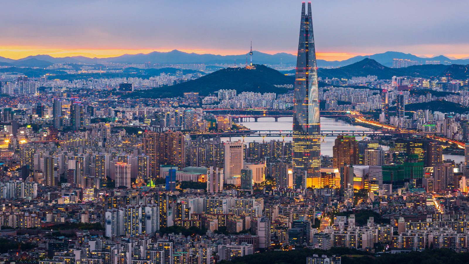 Rondreis Zuid-Korea, Seoul, cityskyline, iStock