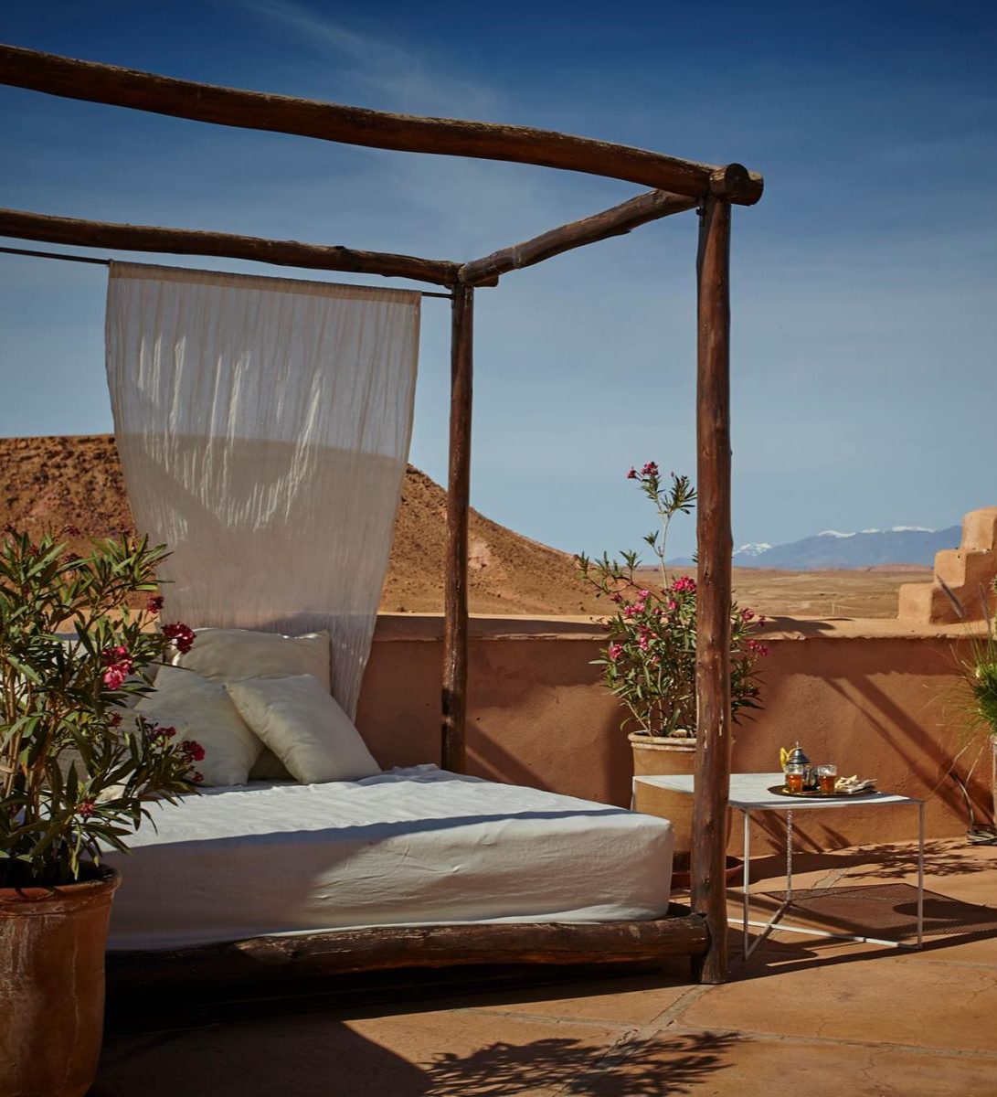 Rondreis Marokko, Ait Ben Haddou, Riad Caravana, dakterras2