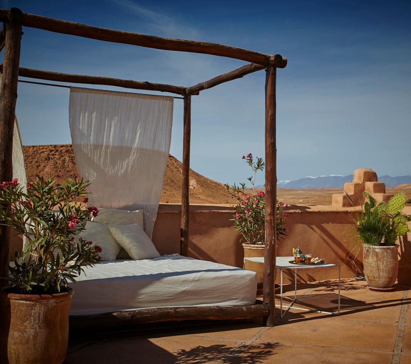 Rondreis Marokko, Ait Ben Haddou, Riad Caravana, dakterras2