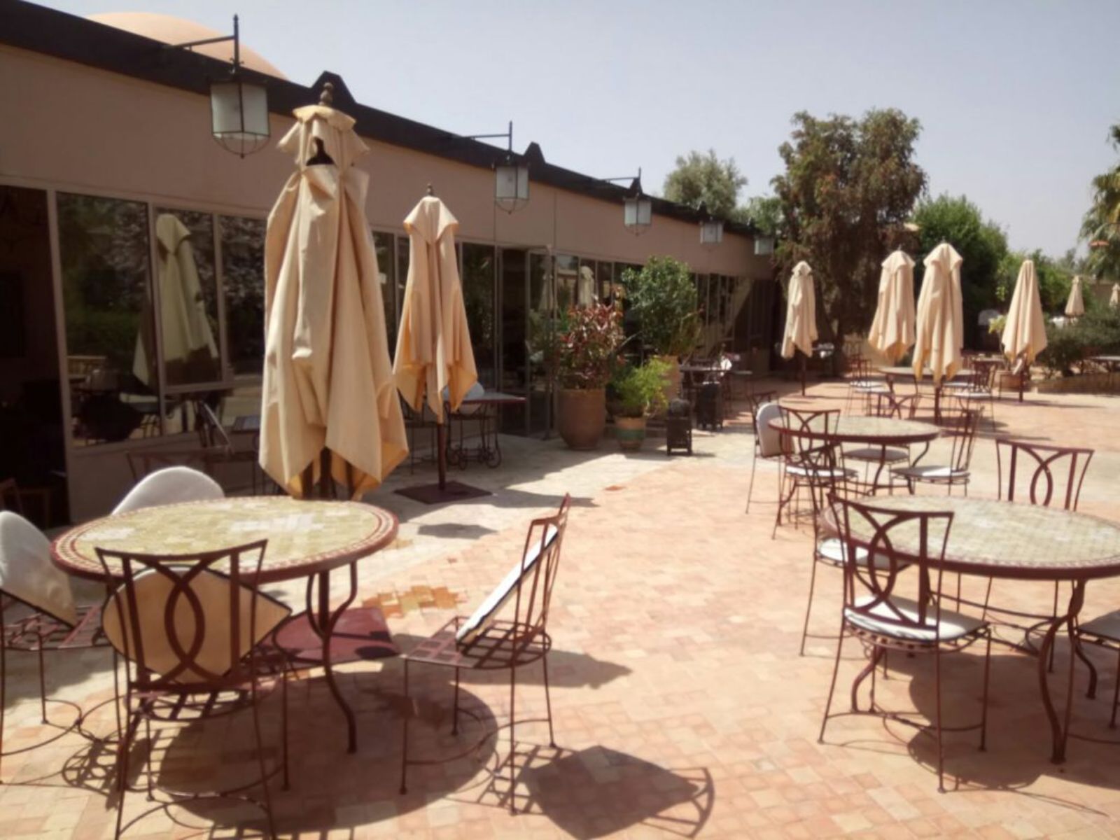 Rondreis Marokko, Taroudant, Dar Zitoune, buitenterras