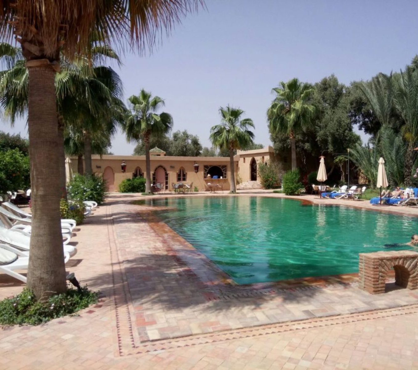 Rondreis Marokko, Taroudant, Dar Zitoune, zwembad