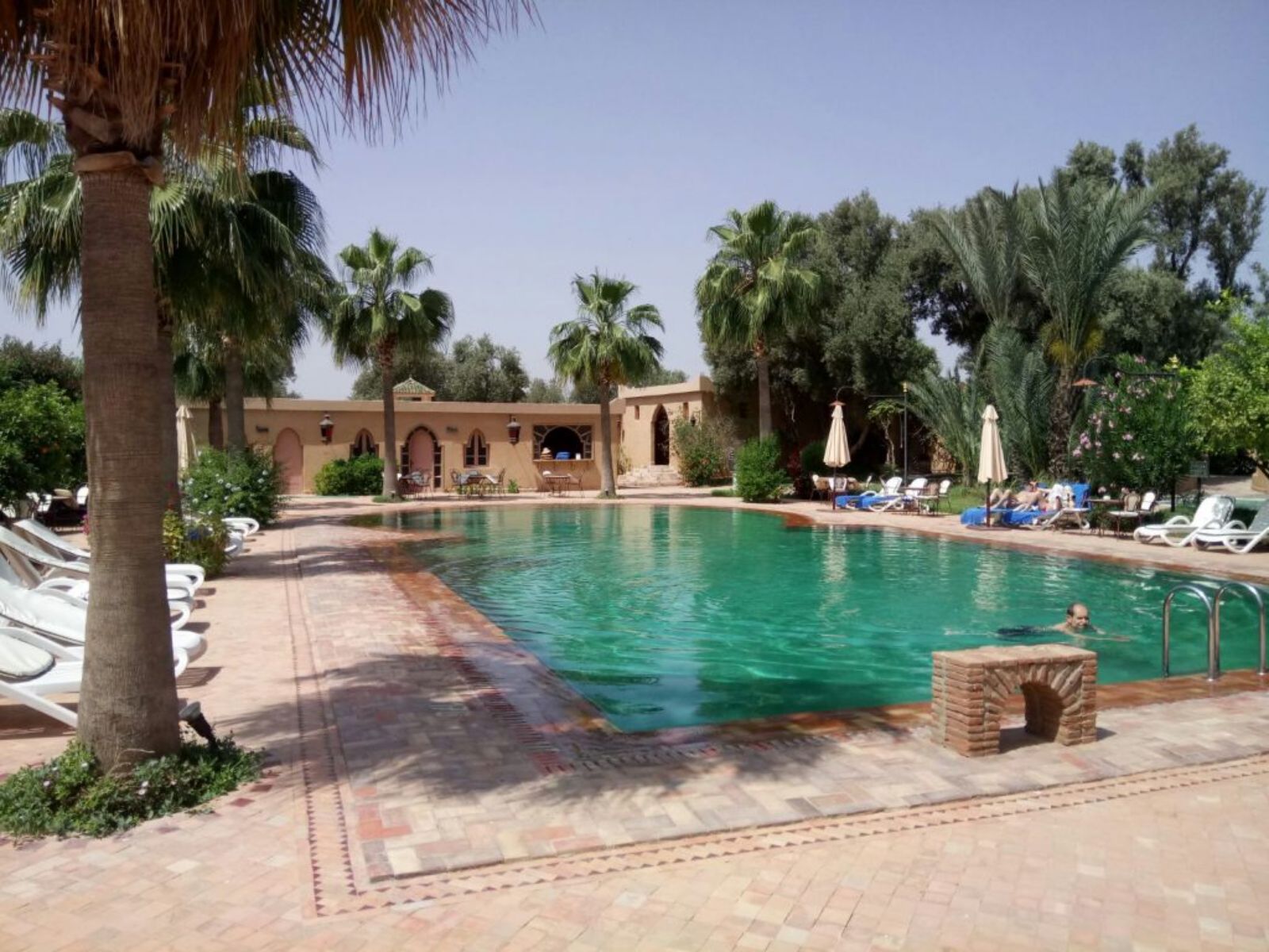 Rondreis Marokko, Taroudant, Dar Zitoune, zwembad