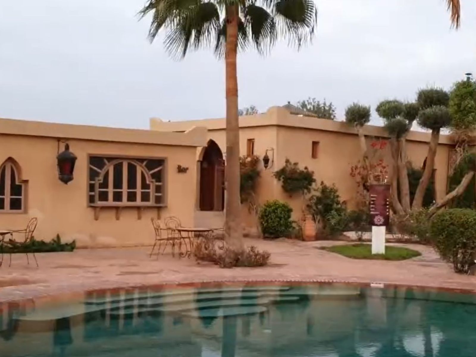 Rondreis Marokko, Taroudant, Dar Zitoune, zwembad