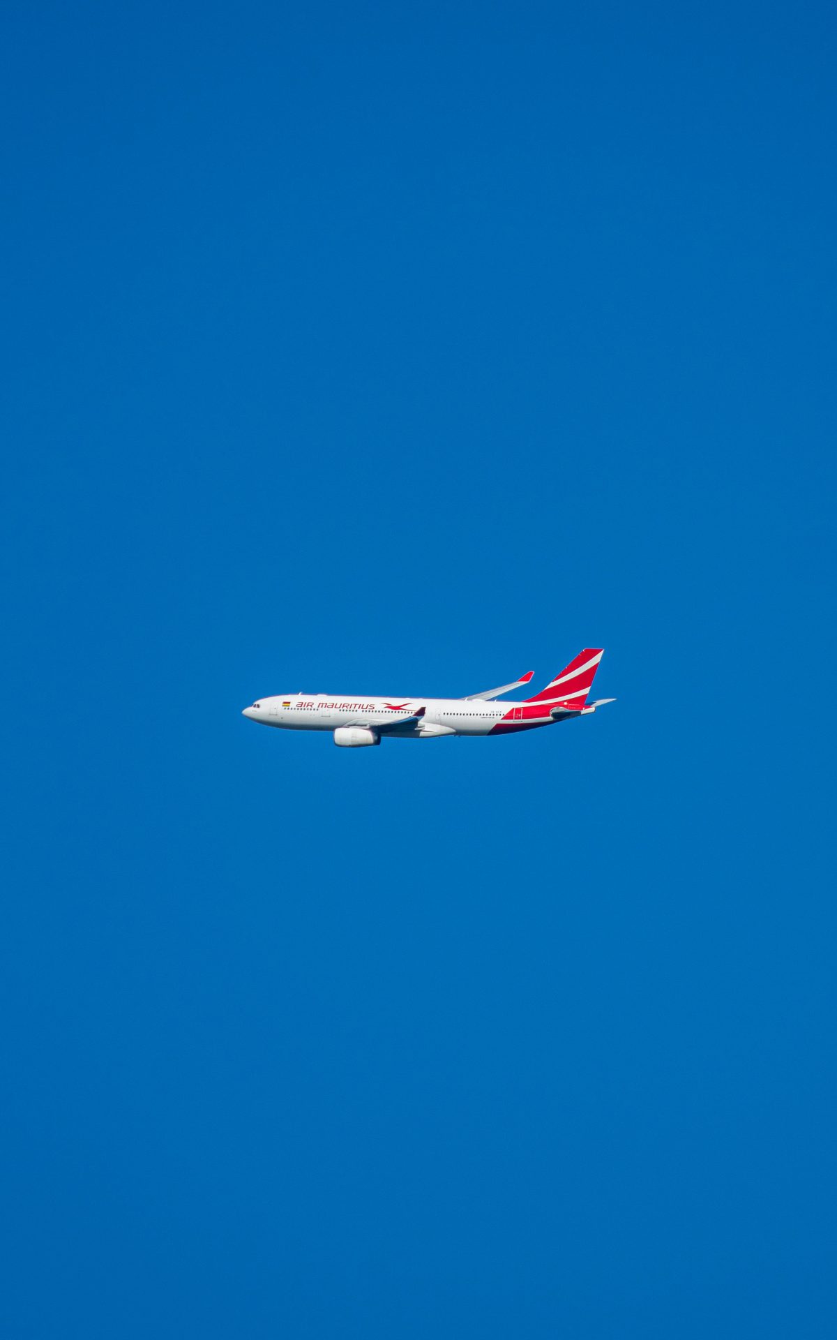 Rondreis Mauritius, Air Mauritius vliegtuig