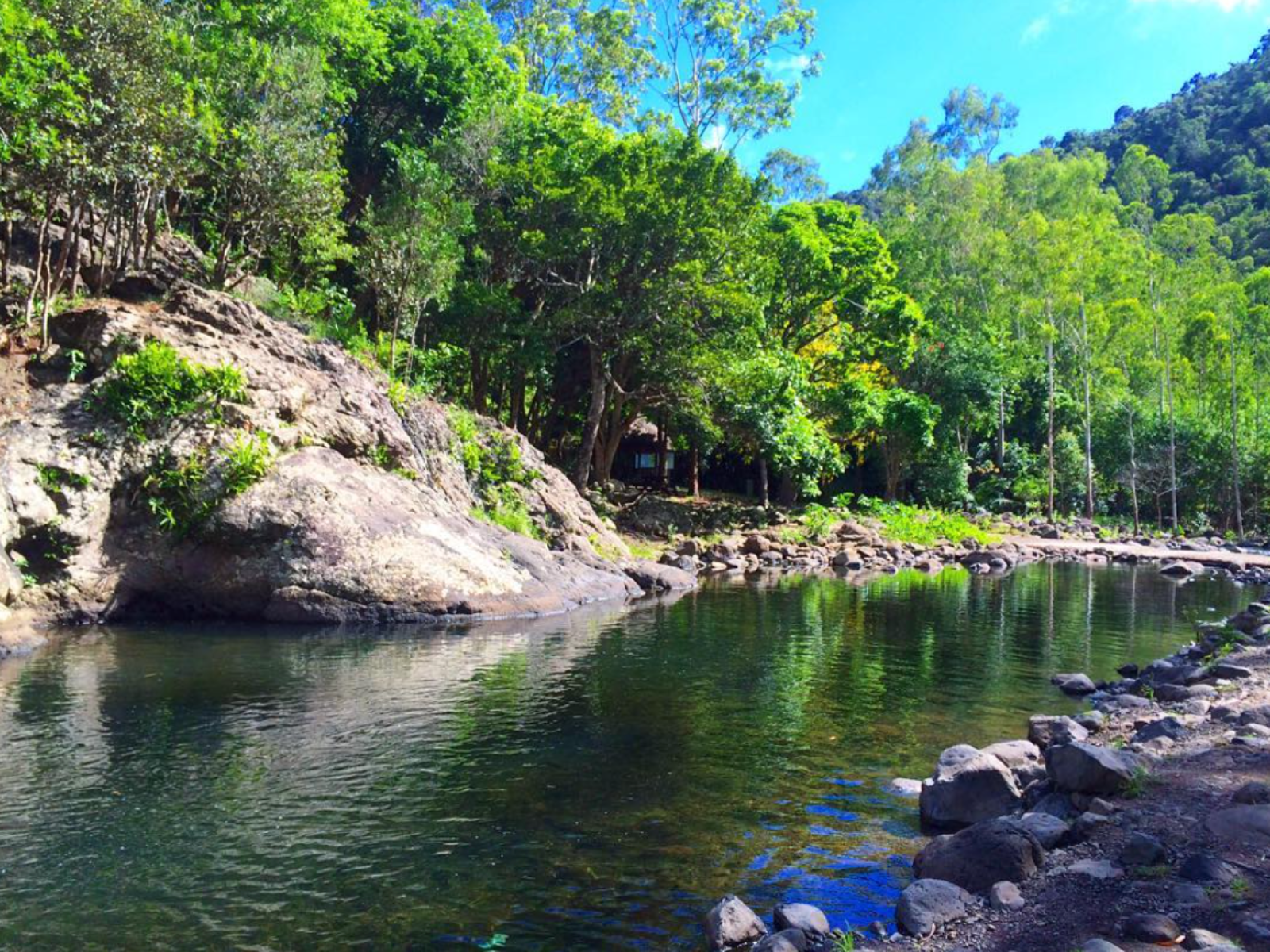 Rondreis Mauritius, Black River Gorges, Excursie Hike door Black River Gorges, rivier