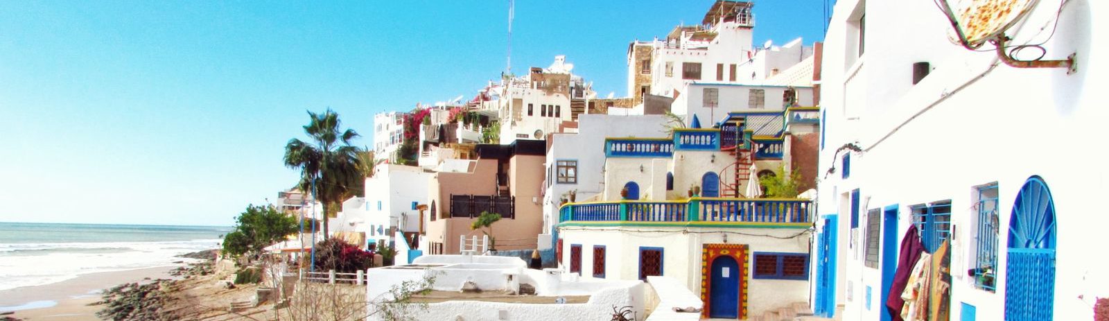 Rondreis Marokko, Taghazout, Bootjes langs de boulevard