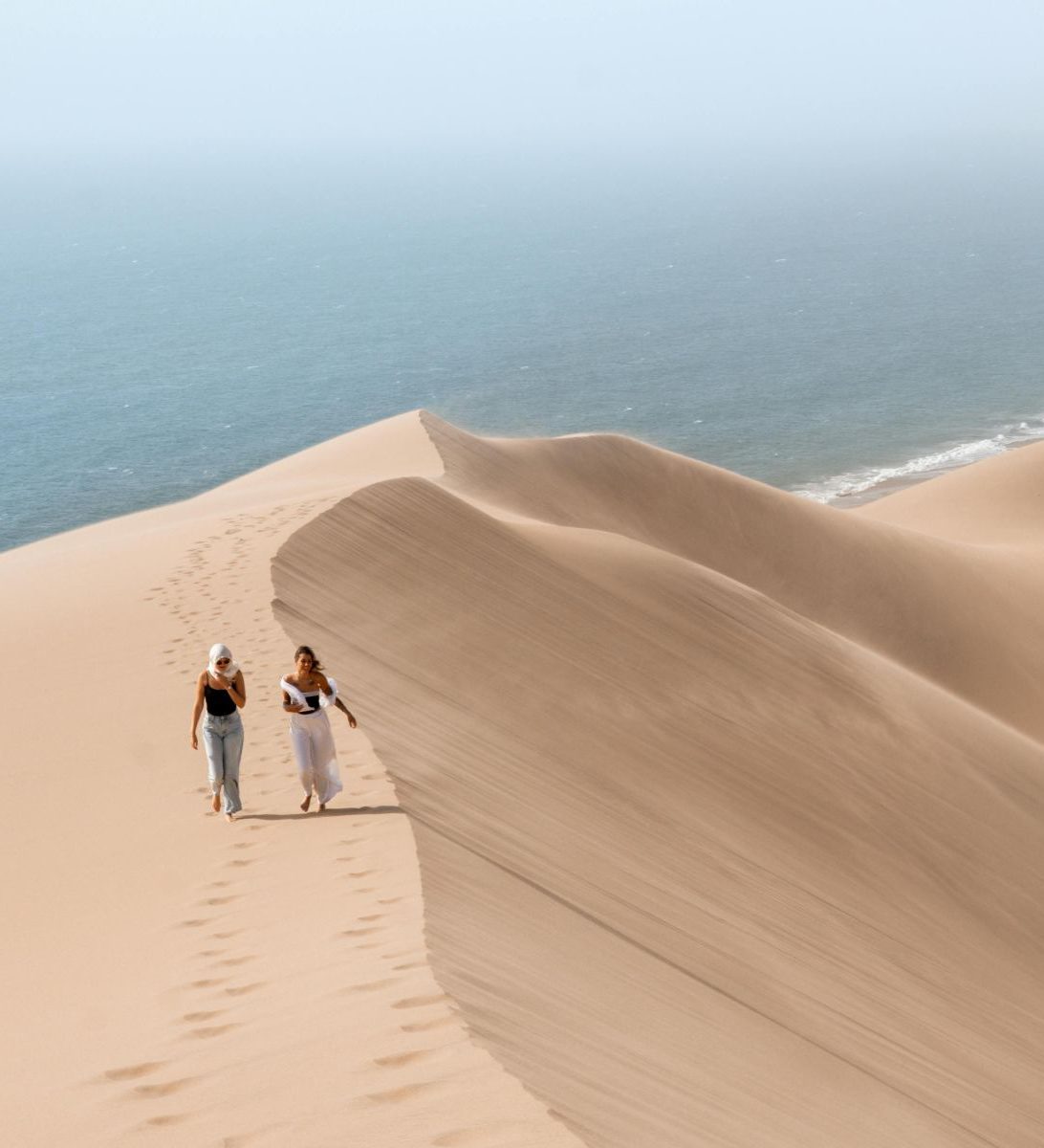 Rondreis Namibië, Swakopmund, excursie Dagtour Pelican Point, zandduinen Rondreis Namibië, Swakopmund, excursie Dagtour Pelican Point, zandduinen