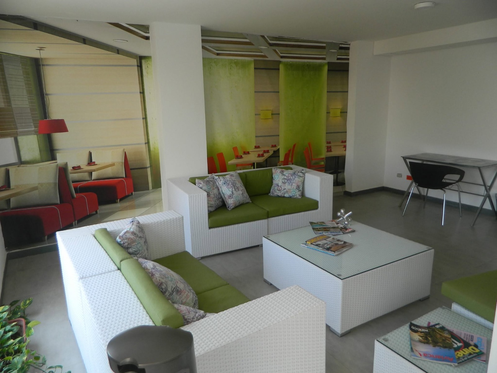Rondreis Colombia, Santa Marta, Hotel del Mar, lobby