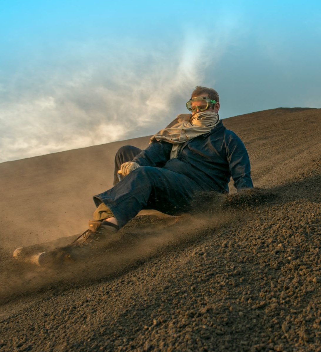 Rondreis Nicaragua, Cerro Negro, Vulkaan boarden – man Rondreis Nicaragua, Cerro Negro, Vulkaan boarden - man